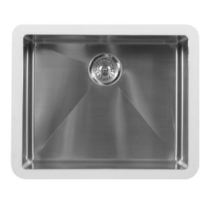 Karran 24" Seamless Undermount Single Bowl Stainless Steel Kitchen Sink
